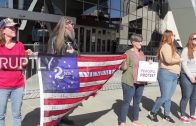 USA: Trump supporters protest in Atlanta as Georgia announces recount